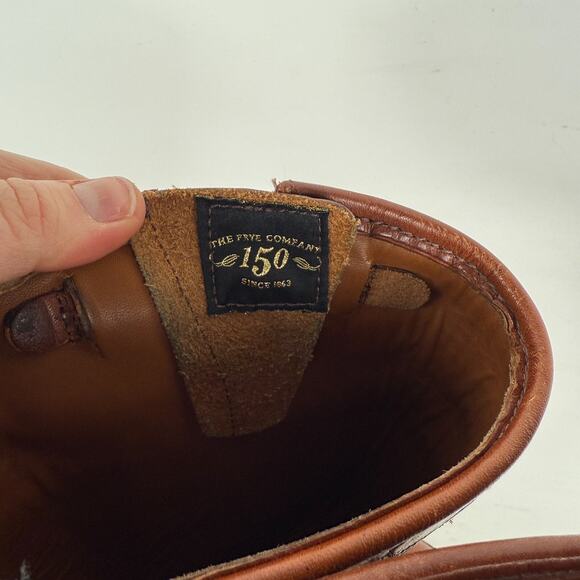 Frye Harness Americana Boots Women's 6 Brown Leather Stars & Strips Knee High - Picture 9 of 10